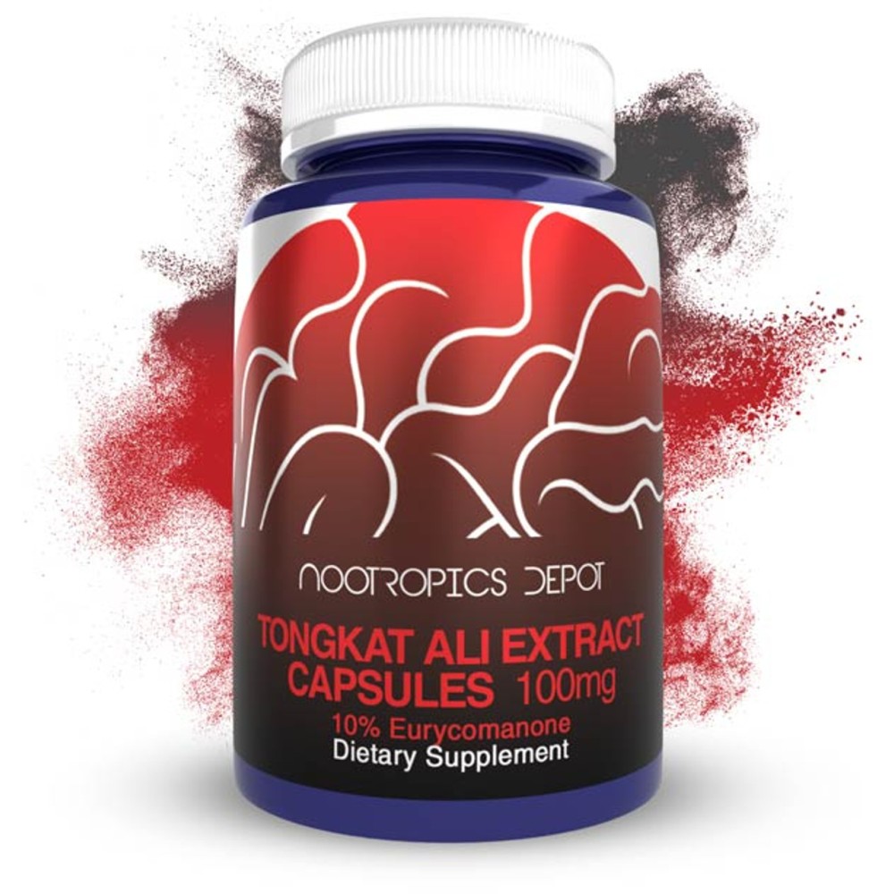 Nootropics Depot, Тонгкат Али,100 мг, 10% Эврикоманона, 120 капсул купить в  интернет магазине POLEZNOO.ru