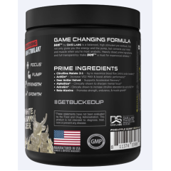 BUCKED UP, BAMF, PREMIUM ноотропный предтренировочный комплекс, вкус White gummy deer (Белый мармелад в форме оленей), 363 г (30 порций)