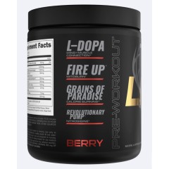 BUCKED UP, LFG burn, PREMIUM Pre-Workout, предтренировочный комплекс сжигающий жир, со вкусом ягод (BERRY), 297 г (30 порций)