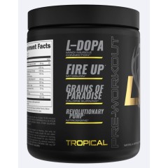 BUCKED UP, LFG burn, PREMIUM Pre-Workout, предтренировочный комплекс сжигающий жир, Тропический вкус, 291 г (30 порций)