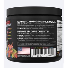 BUCKED UP, Woke AF, PREMIUM Pre-Workout, Ноотропный предтренировочный комплекс, вкус Sour Power (Сила кислых мармеладок в форме оленей), 244 г (20 порций)