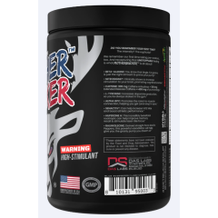 BUCKED UP, Mother Bucker PREMIUM Pre-Workout, усиленный предтренировочный комплекс, вкус Rocket Pop (Голубая малина, лайм, вишня), 390 г (20 порций)