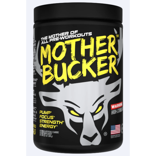 BUCKED UP, Mother Bucker PREMIUM Pre-Workout, усиленный предтренировочный комплекс, вкус Musclehead Mango (Манго), 388 г (20 порций)
