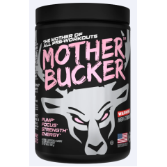 BUCKED UP, Mother Bucker PREMIUM Pre-Workout, усиленный предтренировочный комплекс, вкус Strawberry super sets (Клубника), 398 г (20 порций)