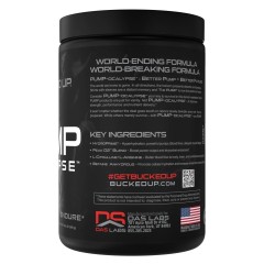 BUCKED UP, PREMIUM PUMP-OCALYPSE, пампинговый предтренировочный комплекс вкус Blood Raz (Красная малина), 389 г (30 порций)