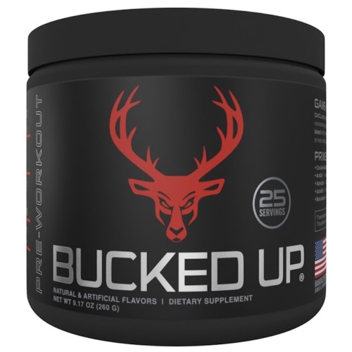 BUCKED UP, PREMIUM Pre-Workout, предтренировочная добавка, вкус Blood Raz (Красная вишня), 260 г (25 порций)