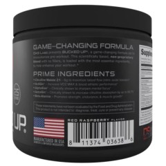 BUCKED UP, PREMIUM Pre-Workout, предтренировочная добавка, вкус Blood Raz (Кровавая малина), 260 г (25 порций)