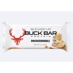 BUCKED UP, Buck Bar, протеиновый батончик, вкус Snickerdoodle (Американское печенье), 1 шт (60 г)