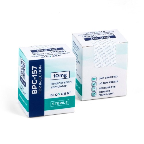 Bioygen, пептид BPC-157, 10 мг, 6 упаковок (50 мг)