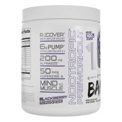 BUCKED UP, BAMF 100 Series, PREMIUM ноотропный предтренировочный комплекс, вкус Blackberry Lemonade (Ежевичный лимонад), 369 г (30 порций)