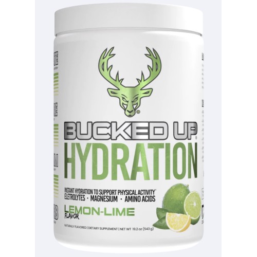 Bucked Up, Hydration, изотоник со вкусом Лайм-лимон, 543 гр (30 порций)