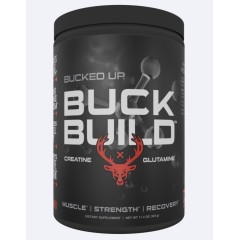 Bucked Up, Buck Build, Creatine + Glutamine, креатин + глютамин, 324 гр (60 порций)