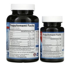 Carlson, Super Omega-3 Gems, высокоэффективная омега-3 из морской рыбы, 600 мг, 100 + 30 капсул