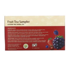 Celestial Seasonings, Fruit Tea, травяной чай без кофеина, 5 вкусов, 18 чайных пакетиков, вес 40 г