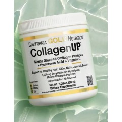 California Gold Nutrition, CollagenUP, морской коллаген, гиалуроновая кислота и витамин C, 206 г