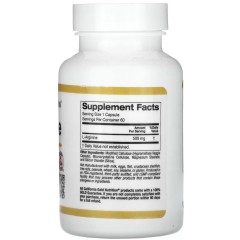 California Gold Nutrition, AjiPure, L-аргинин, 500 мг, 60 растительных капсул