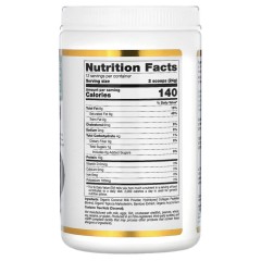 California Gold Nutrition, Superfoods кокосовые сливки с коллагеном порошок без подсластителей, 288г