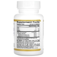 California Gold Nutrition, омега 800, 80% ЭПК/ДГК, в форме триглицеридов, 1000 мг, 30 капсул
