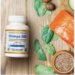 California Gold Nutrition, омега 800, 80% ЭПК/ДГК, в форме триглицеридов, 1000 мг, 30 капсул