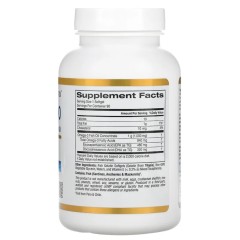 California Gold Nutrition, омега 800, 80% ЭПК/ДГК, в форме триглицеридов, 1000 мг, 90 капсул рыб жел