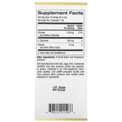 California Gold Nutrition, холиновый и кремниевый набор, коллаген для волос, кожи и ногтей, 60 мл