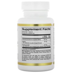 California Gold Nutrition, NMN, комплекс с флавоноидами, 60 растительных капсул