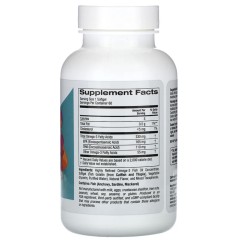 California Gold Nutrition, рыбий жир с омега-3 для детей, натуральный клубничный вкус, 60 капсул из рыбьего желатина