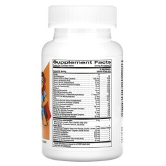 California Gold Nutrition, жевательные мультивитамины с пробиотиками и ферментами для детей, фруктовое ассорти, 60 вегетарианских таблеток