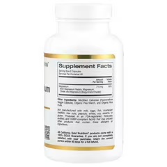California Gold Nutrition, комплекс с тремя видами магния, малат, цитрат и хелатный бисглицинат, 120 растительных капсул (105 мг в 1 капсуле)