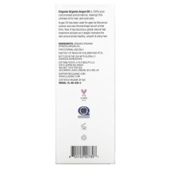 Cliganic, 100% чистое и натуральное аргановое масло, 120 мл (4 жидк. унции)