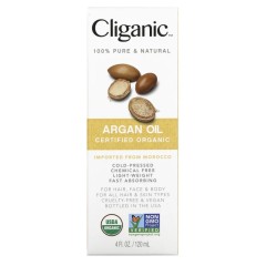 Cliganic, 100% чистое и натуральное аргановое масло, 120 мл (4 жидк. унции)