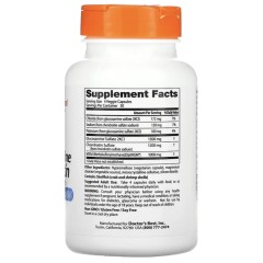 Doctor's Best, глюкозамин, хондроитин и МСМ с OptiMSM, 120 вегетарианских капсул