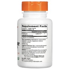 Doctor's Best, наттокиназа, 2000 FU, 90 вегетарианских капсул