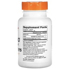 Doctor's Best, горькая настойка из бетаингидрохлорида, пепсина и горечавки, 120 капсул