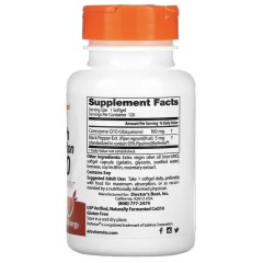 Doctor's Best, коэнзим Q10 с высокой степенью всасывания с BioPerine, 100 мг, 120 мягких таблеток