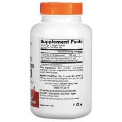 Doctor's Best, коэнзим Q10 с высокой степенью всасывания, с BioPerine, 100 мг, 360 вег. капсул