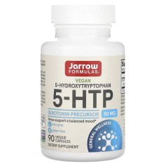 Jarrow Formulas, 5-гидрокситриптофан, 50 мг, 90 вегетарианских капсул