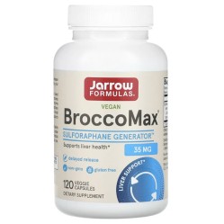 Jarrow Formulas, BroccoMax, 120 растительных капсул с отсроченным высвобождением (УЦЕНКА! Срок годности: 11/25)