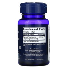 Life Extension, Масло семян черного тмина, 60 мягких таблеток