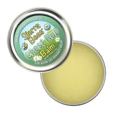 Sierra Bees, Бальзам для втирания в грудь, эвкалипт и перечная мята, 17 г (0,6 унции)