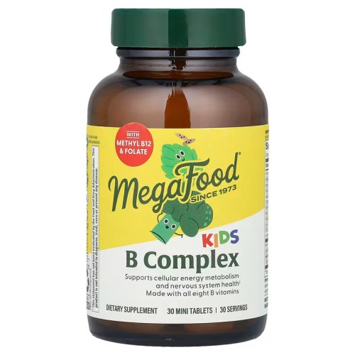MegaFood, Витамины группы B для детей, 30 таблеток