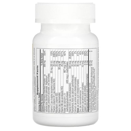 NaturesPlus, Hema-Plex, железо для здоровых эритроцитов, 30 таблеток с медленным высвобождением