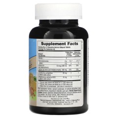NaturesPlus, Source of Life, Animal Parade, детские жевательные пробиотики M18, ваниль, 90 таблеток