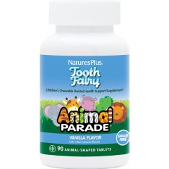 NaturesPlus, Source of Life, Animal Parade, детские жевательные пробиотики M18, ваниль, 90 таблеток