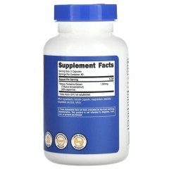 Nutricost, Якорцы, 750 мг, 120 капсул