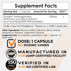 Nootropics Depot, Shoden, 30 капсул с экстрактом ашваганды