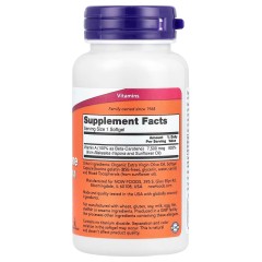 NOW Foods, натуральный бета-каротин, 7500 мкг (25 000 МЕ), 90 капсул (90 порций)