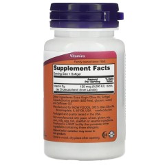 NOW Foods, витамин D3, 125 мкг (5000 МЕ), 120 капсул