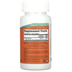 NOW Foods, железо, двойной концентрации, 36 мг, 90 вегетарианских капсул