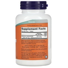 NOW Foods, селен, 100 мкг, 250 таблеток